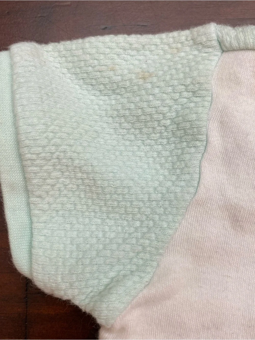 Vintage Classic Pooh Mint Green & White Teddy Bear Bubble Romper 9 Months